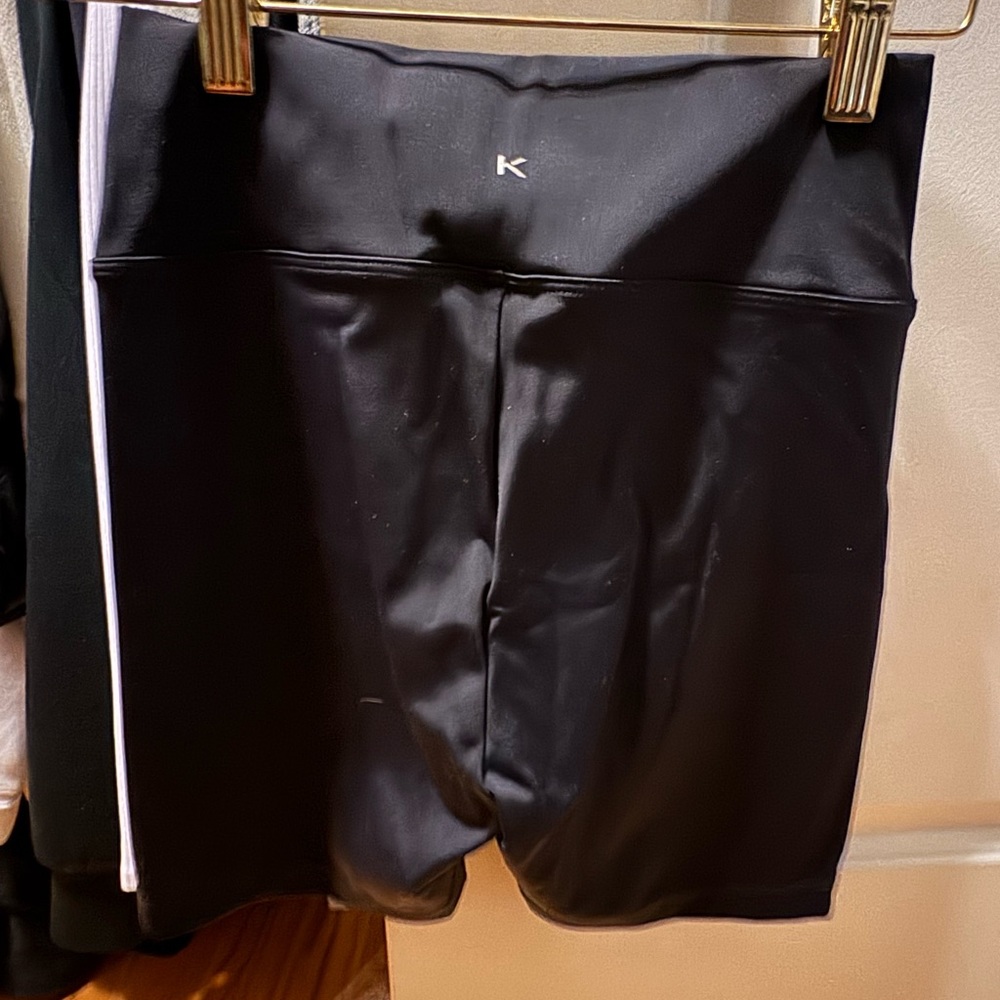 Koral Black Athletic Shorts